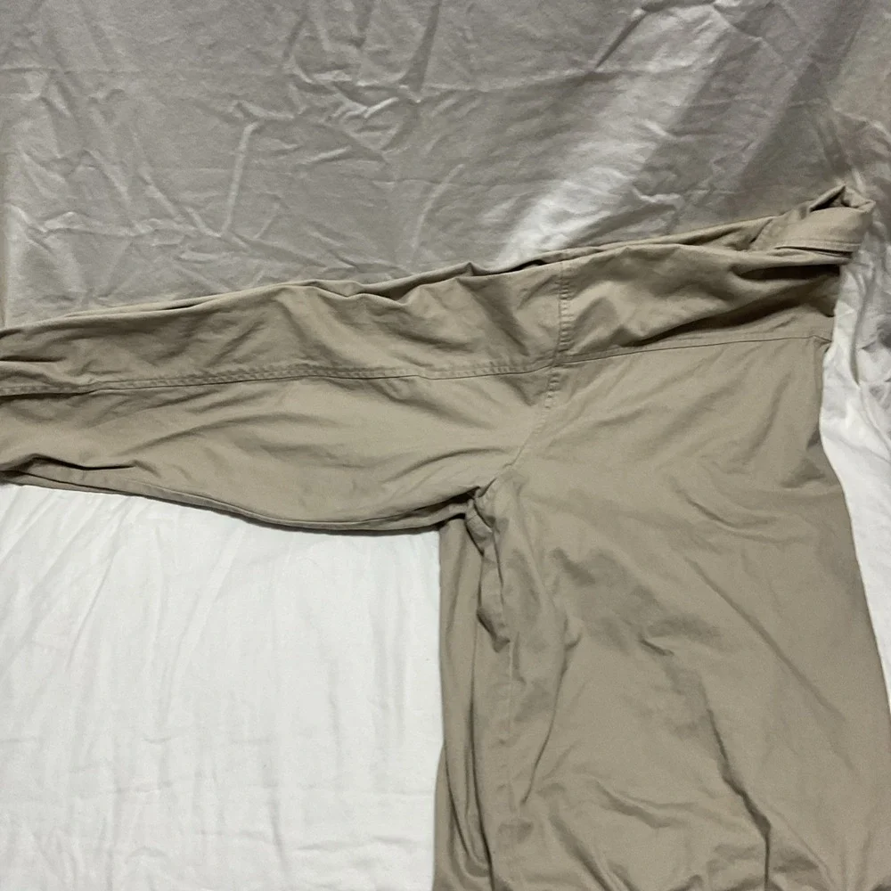 Chaps Jacket Mens 2xl Khaki Bomber Golfing Zip Up Casual Pockets Plaid Lined